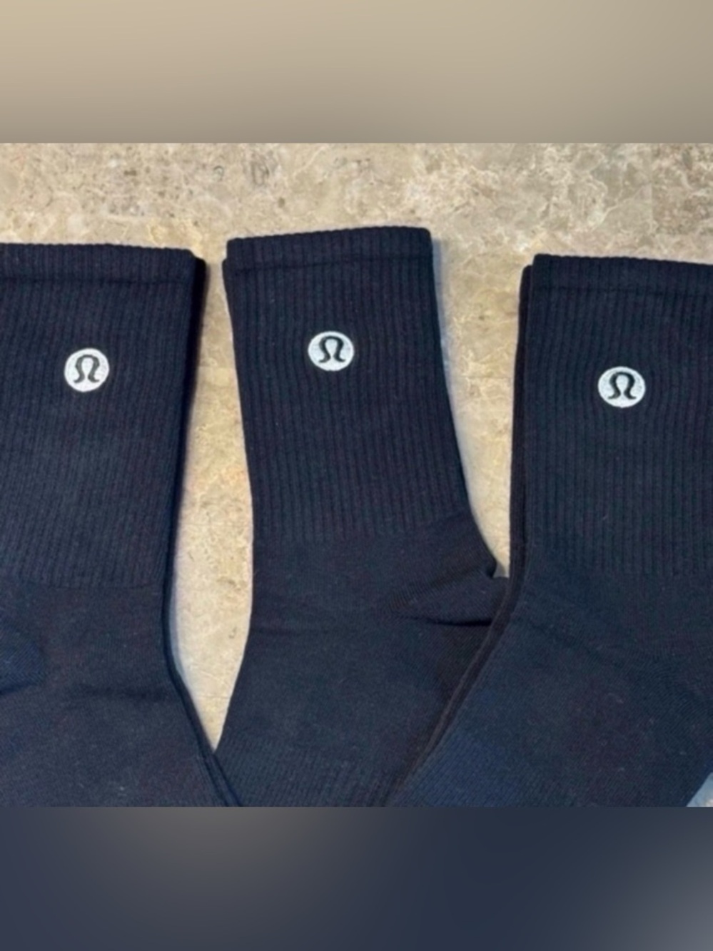 New Women’s Lululemon Athletica Socks 
3 pairs 
Fits sizes 6-11 - Picture 2 of 4